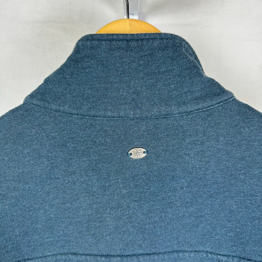 Athleta Peplum Long Sleeve Full Zip Sweater Coat Jacket Blue Ladies Size… - Picture 8 of 8